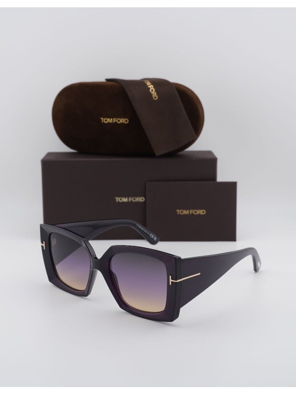 Tom Ford Jacquetta FT0921 81B Square Sunglasses - Purple / Violet